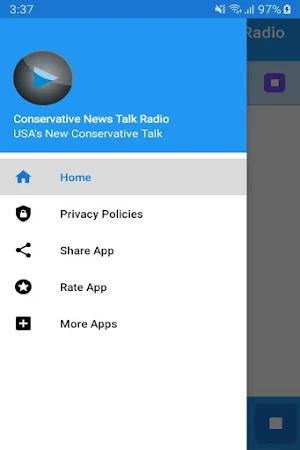Conservative News Talk Radio App USA Free Online Screenshot 1