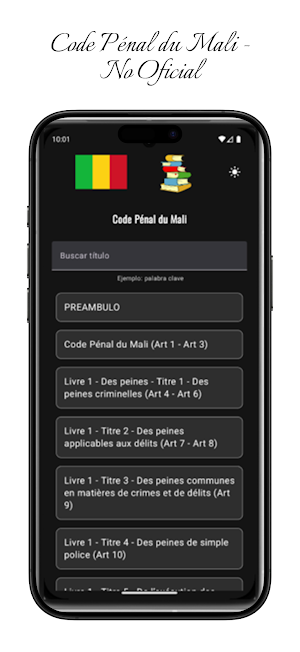 Code Pénal du Mali Screenshot 2