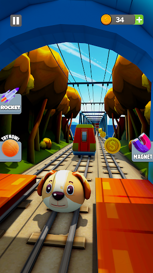 Tram Runner Rolling Ball Screenshot 1