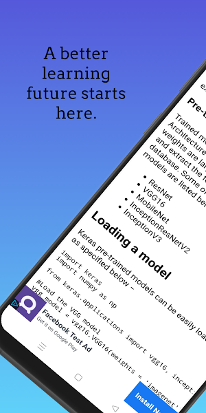 Learn Keras Screenshot 3