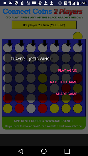 Connect Coins  2 Players Screenshot 2