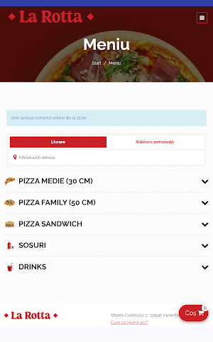 La Rotta Pizza Screenshot 2