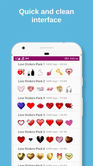 WASticker Love Memoji Stickers Screenshot 1