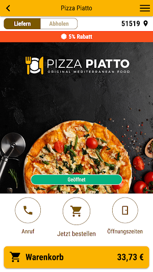 Pizza Piatto Screenshot 0