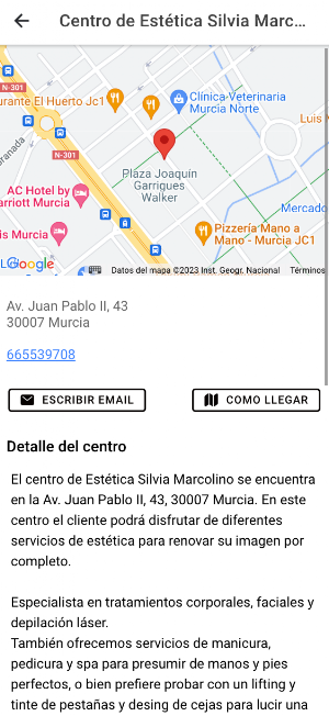Estética Silvia Marcolino Screenshot 1