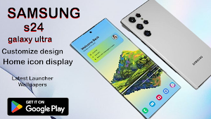 Launcher Galaxy S24Ultra Theme Screenshot 0