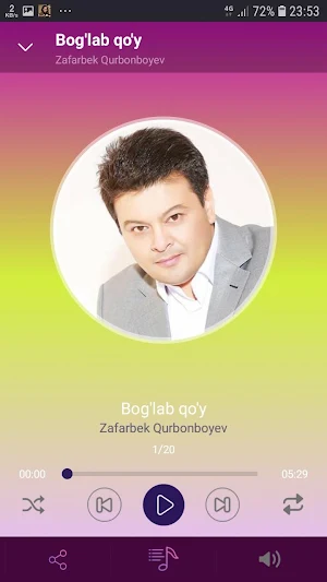 Zafarbek Qurbonboyev qo'shiqlari Screenshot 1