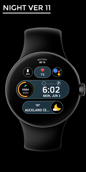 Night ver 11 - watch face Screenshot 0