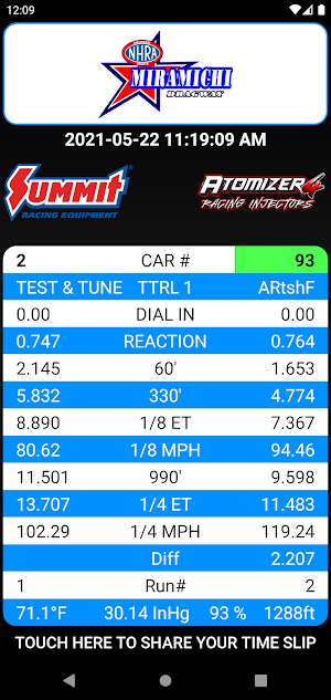 Miramichi Dragway Screenshot 0