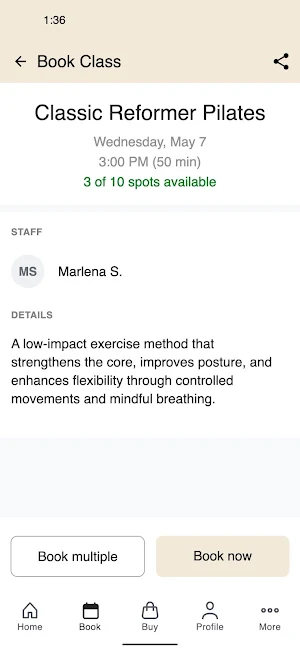 Rama Reformer Club Screenshot 2