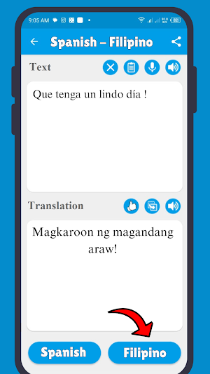 Tagalog To Spanish Screenshot 2