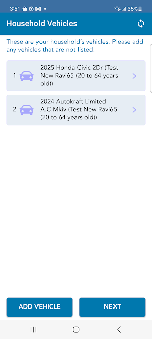SEPA Household Travel Survey Screenshot 3