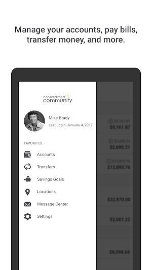 ConsolidatedCCU Mobile Screenshot 2