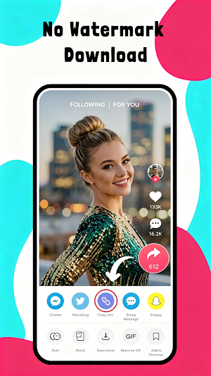 TikSaver: Video Downloader HD Screenshot 0