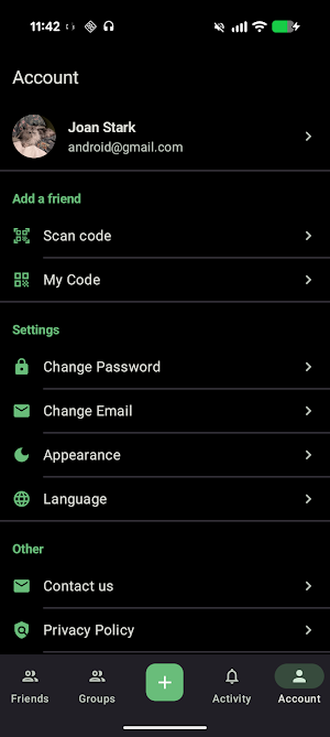 CostSplit Screenshot 3