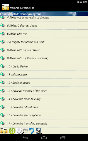 Worship and Praise Lyrics Pro Screenshot 1