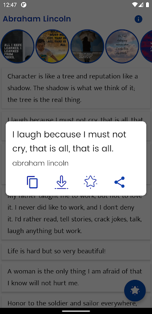 Abraham Lincoln Quotes Screenshot 1