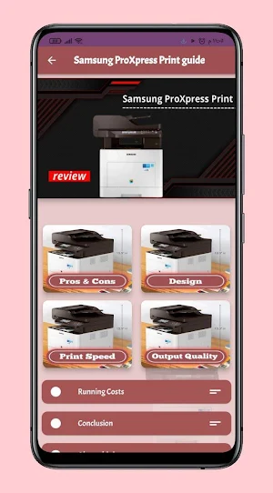 Samsung ProXpress Print guide Screenshot 0