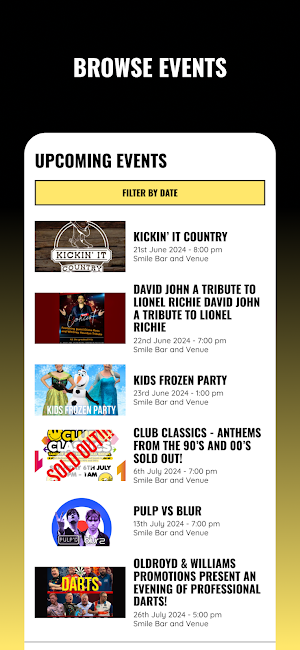 Smile Bar and Venue Screenshot 1