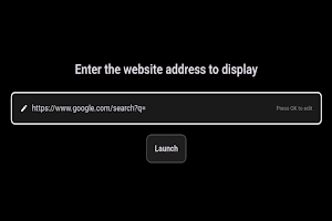 LoujWeb TV Browser Screenshot 0