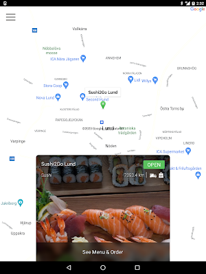 Sushi2Go Lund Screenshot 2