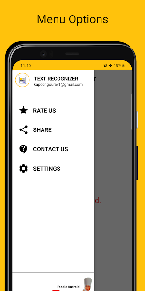 Text Recognizer or Scanner Screenshot 1