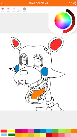 Five Coloring Nightmare Pages Screenshot 0