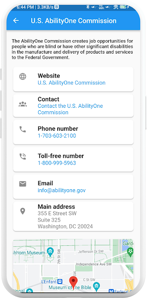 USAgencies A-Z Screenshot 1