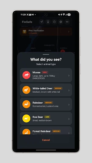 FinSafe: Wildlife Safety Screenshot 2