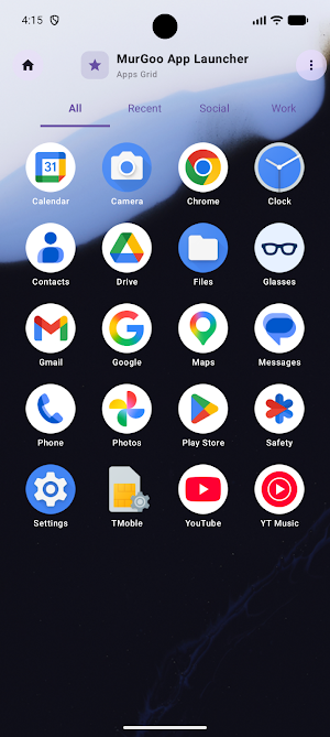 MurGoo Home Screen Launcher Screenshot 2