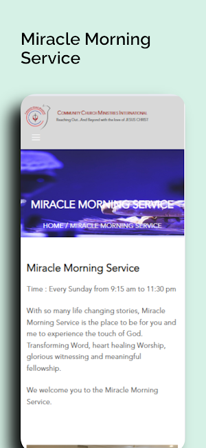Community Church Ministries Screenshot 3