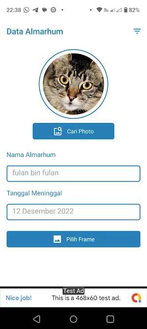 Frame Ucapan Duka Cita Screenshot 0