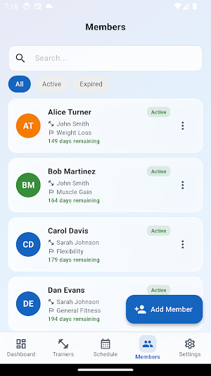 Gym Trainer Manager Screenshot 3