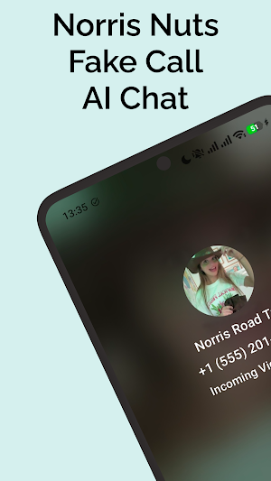 Norris Nuts Fake Call & Chat Screenshot 0