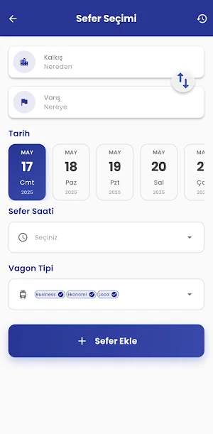 Tren Bilet Alarm: Koltuk Alarm Screenshot 2