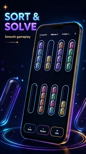 Color Sort Puzzle: Relax Game Screenshot 1