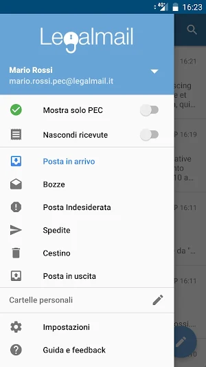 Legalmail Screenshot 1