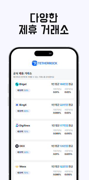 TetherRock- 셀퍼럴 플랫폼 테더락 Screenshot 1