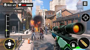 Survival Zombie Games 3D:  Free Shooting Games Screenshot 1