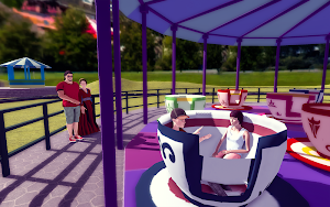 Rollercoaster Theme Fun Park Screenshot 1