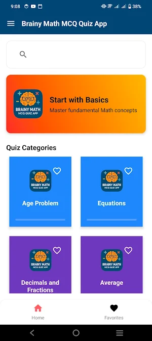 Brainy Math MCQ Quiz App Screenshot 3
