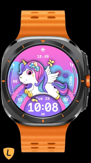 Unicorn Animated Watch 093 Screenshot 0