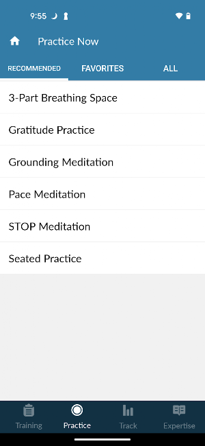 Mindfulness for Clinicians Screenshot 2