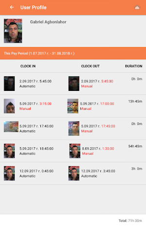 Rapid Clocking Screenshot 3