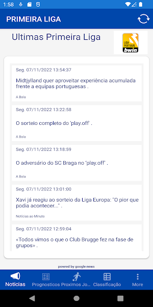 Primeira Liga Portugal Screenshot 0