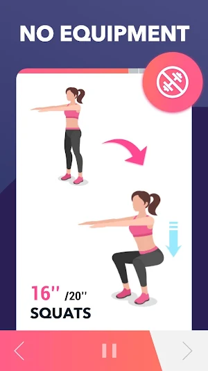 Lose Weight App for Women - Workout at Home Screenshot 1