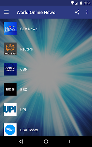 World Online News - International RSS Feeds Screenshot 0