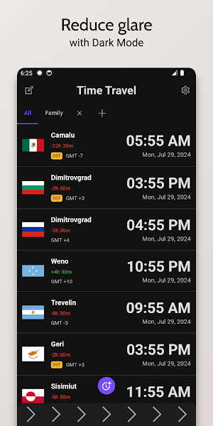 Time Travel: World Clocks Screenshot 1