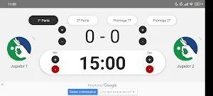 Marcador de Fútbol Chapas Screenshot 0