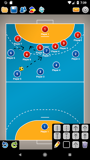 Coach Tactic Board: Handball Screenshot 0